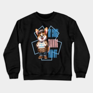 Corgi Grandpa Wisdom: Love and Light Crewneck Sweatshirt